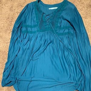 Women’s Teal Blouse